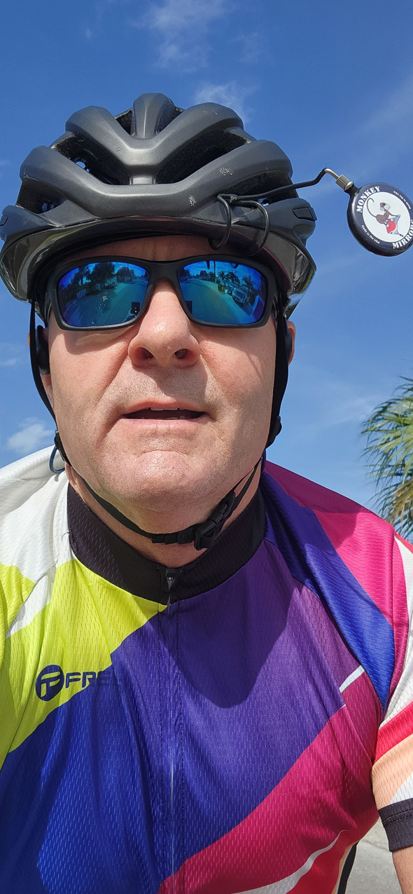 My own 40km bike ride before the end of 2023.....did not record - bug on BikeSafe+ Garmin App.  ~~  