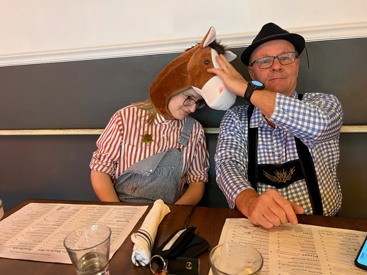 Holloween wih Gretchen and Mary  ~~  