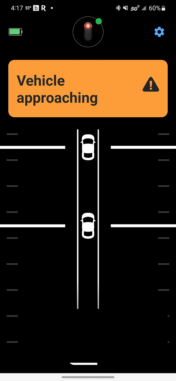 bikiing on the roads with my Garmin VARIA radar  ~~  