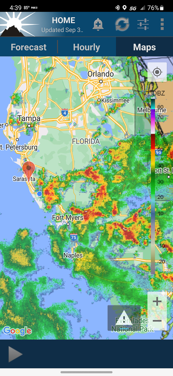 Typical Storms Swirling around  ~~  