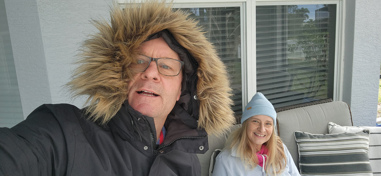 in the 40s in  January 2024 in Florida  ~~  