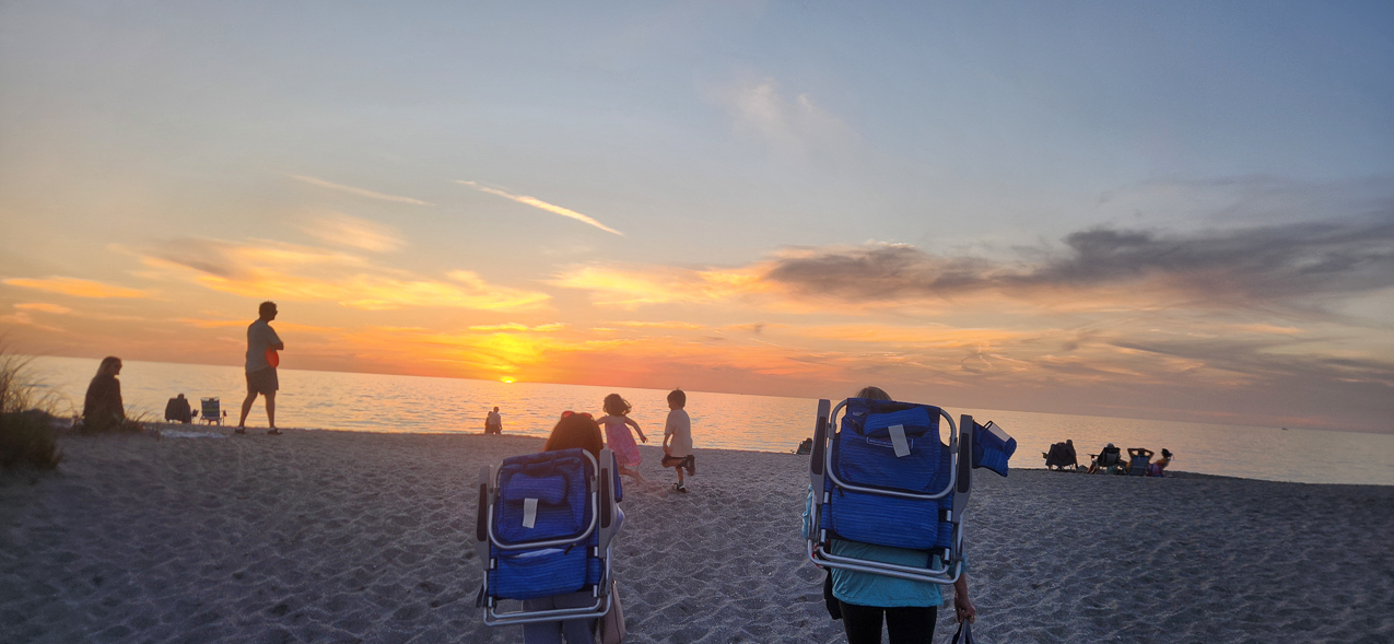 Winter Sunset - Brohard Beach North Venice FL  ~~  