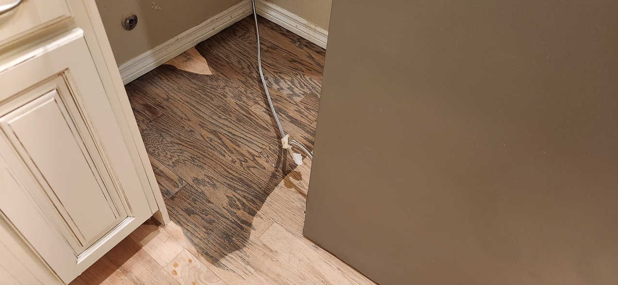 Woodvale Renovations  ~~  Floors sanded and sample stain