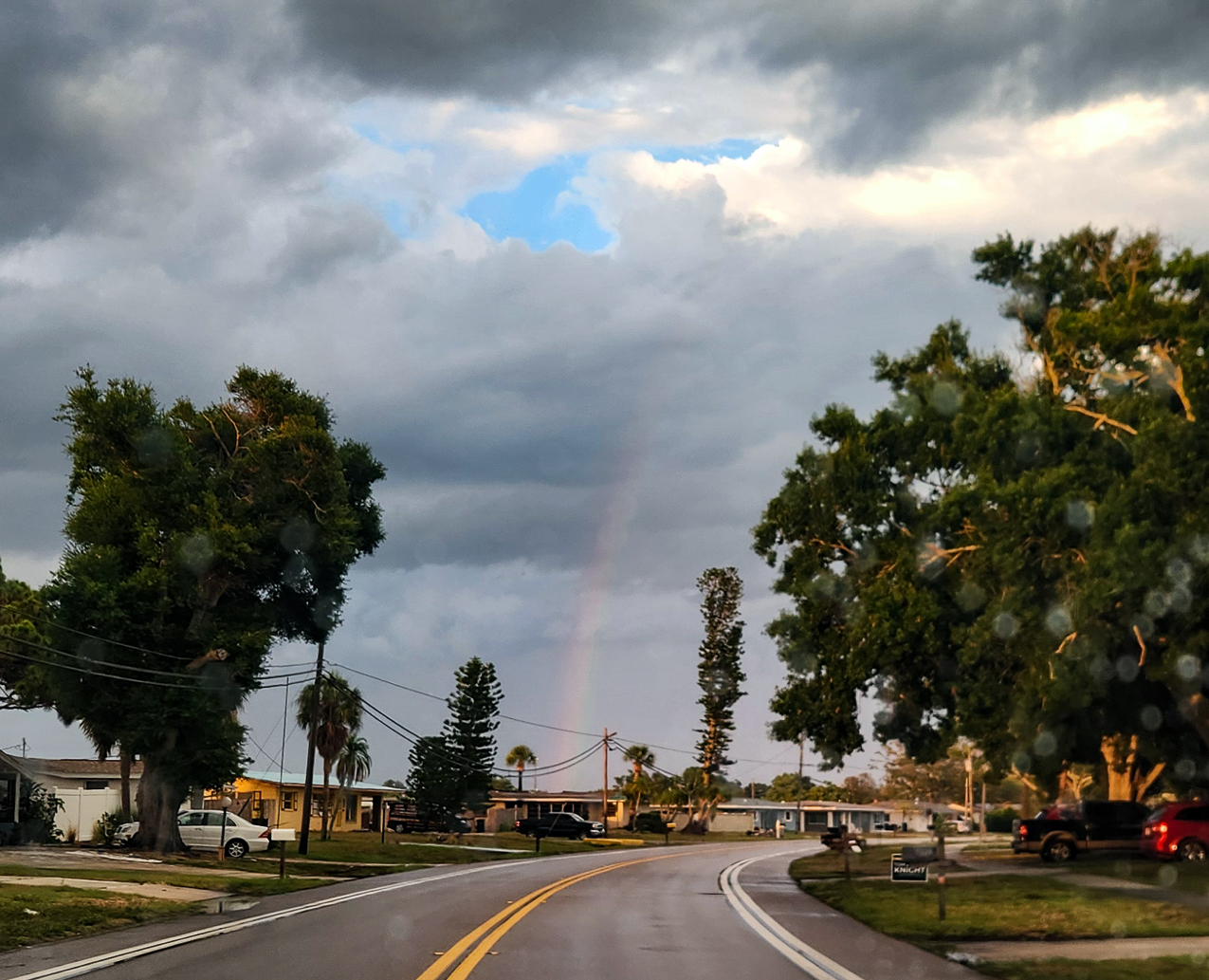 Rainbow over Lake of the Woods  ~~  