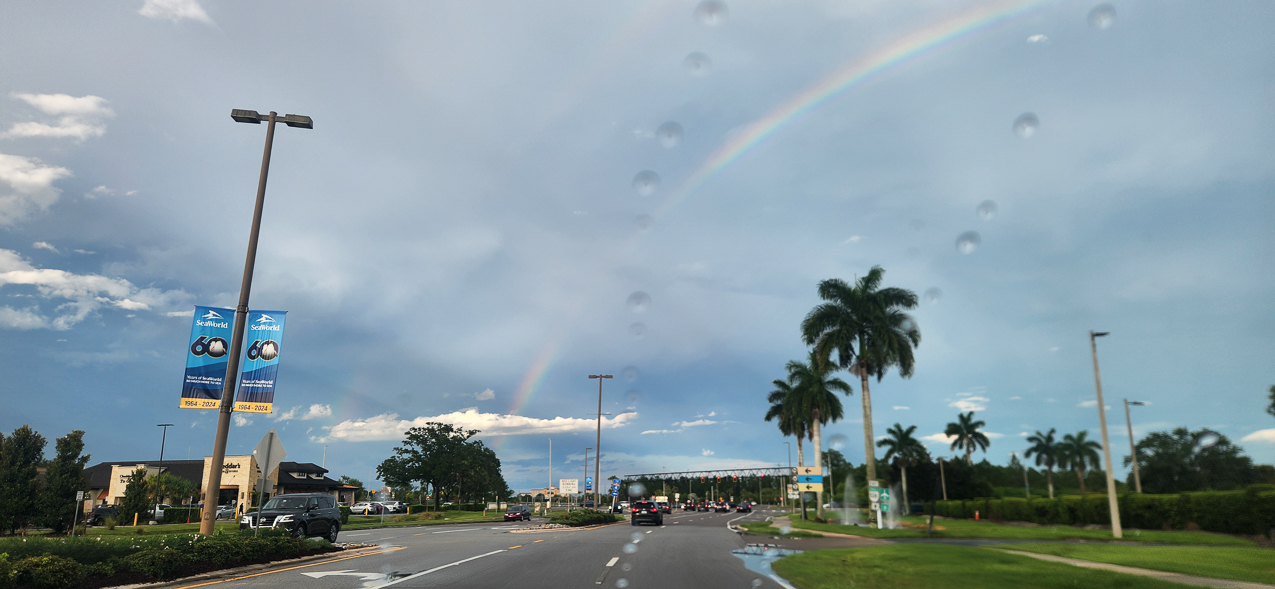 Another Day another Rainbow in the rainy season  ~~  