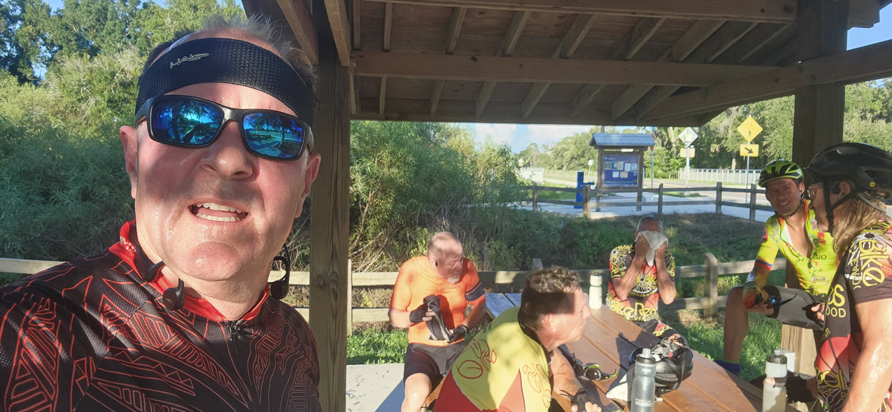 Tuesday Night Cycling with the new wheels....  30 miles  ~~  