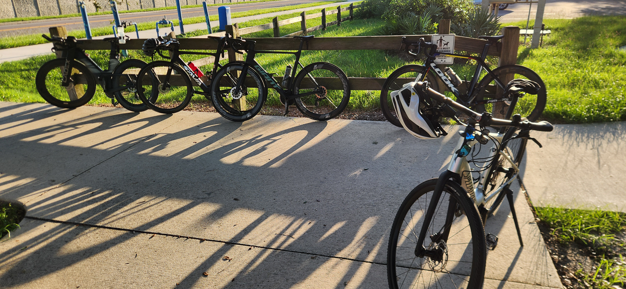 Tuesday Night Cycling with the new wheels....  30 miles  ~~  