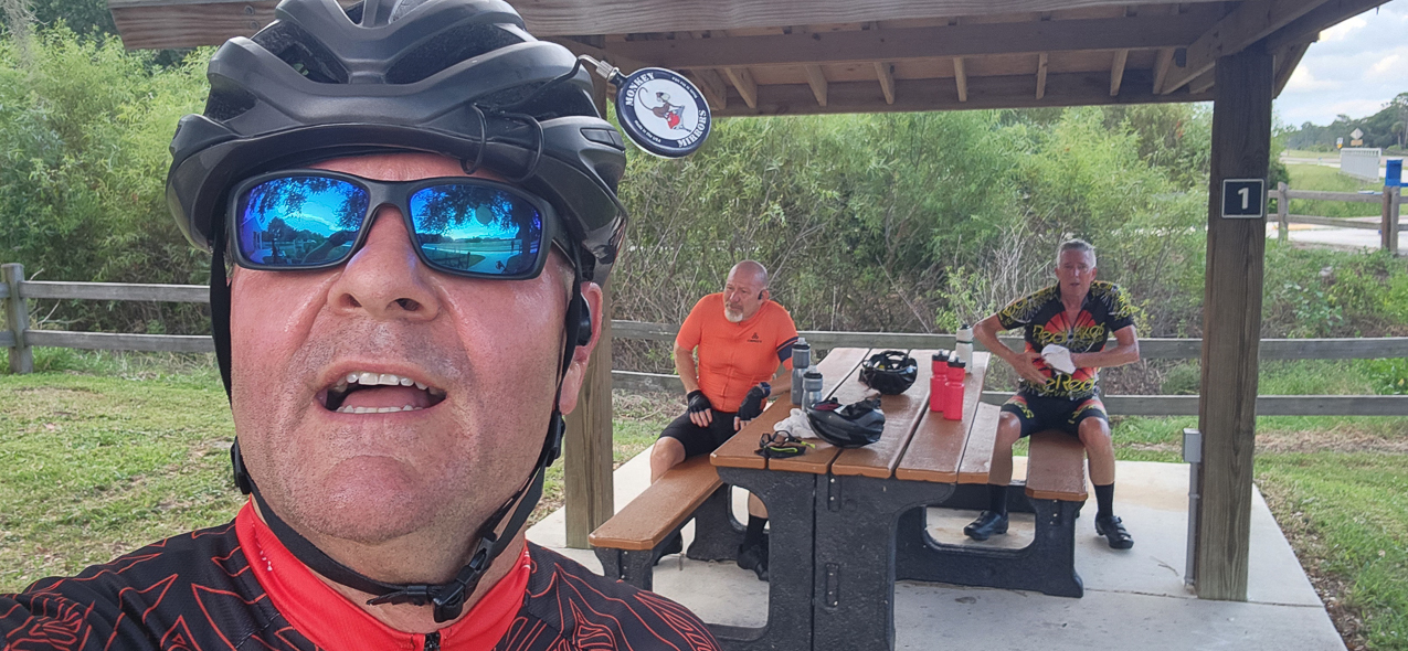 Out wit da boyz on a Tuesday night beating!  32 miles  ~~  