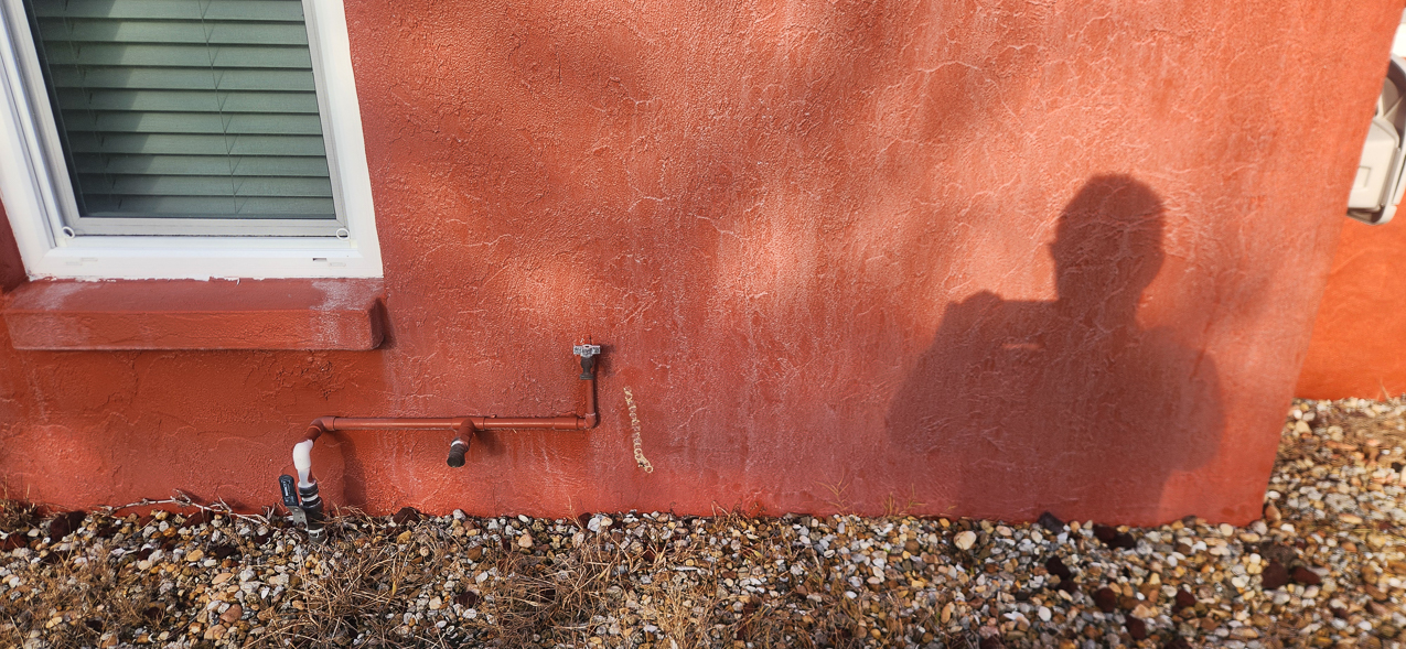 Place for the whole House water filter system.  ~~  