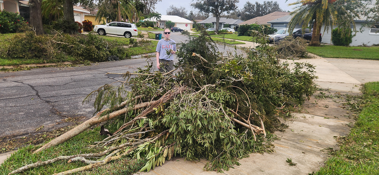   ~~  Hurricane Milton hits Siesta Key as CAT 3 October 10 2024