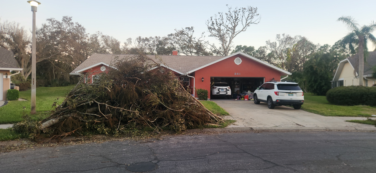   ~~  Hurricane Milton hits Siesta Key as CAT 3 October 10 2024