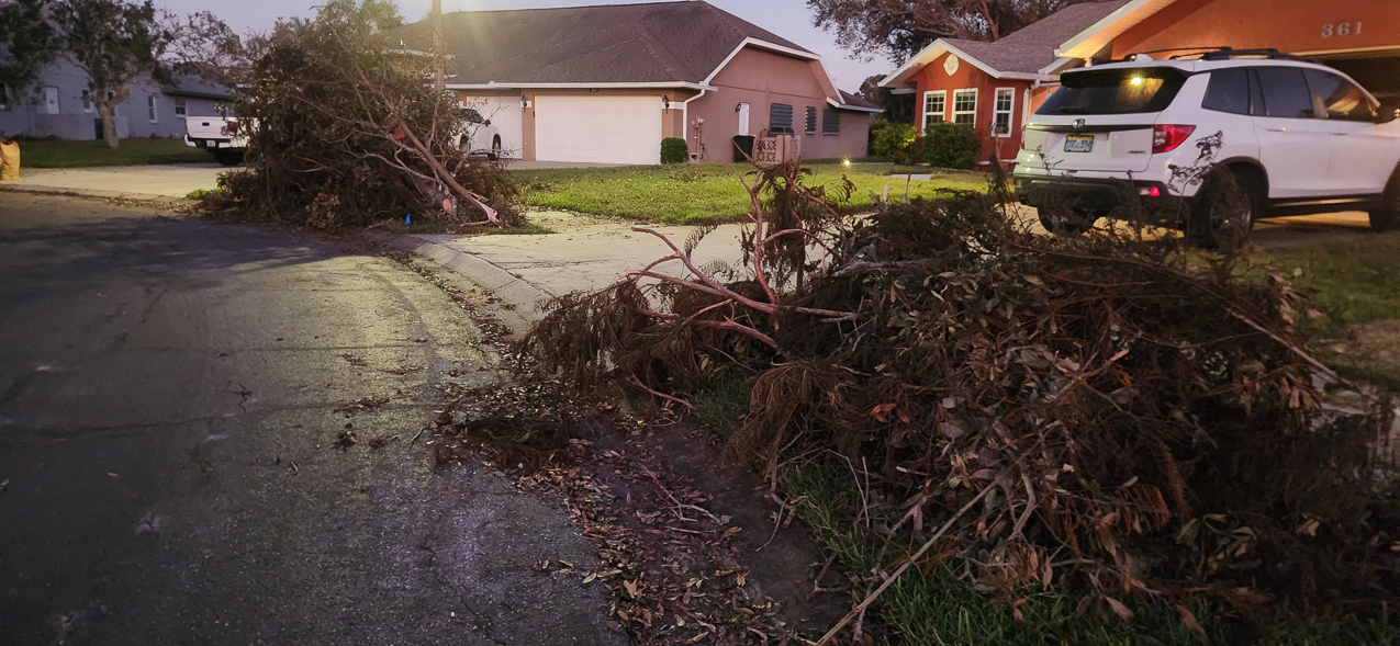   ~~  Hurricane Milton hits Siesta Key as CAT 3 October 10 2024
