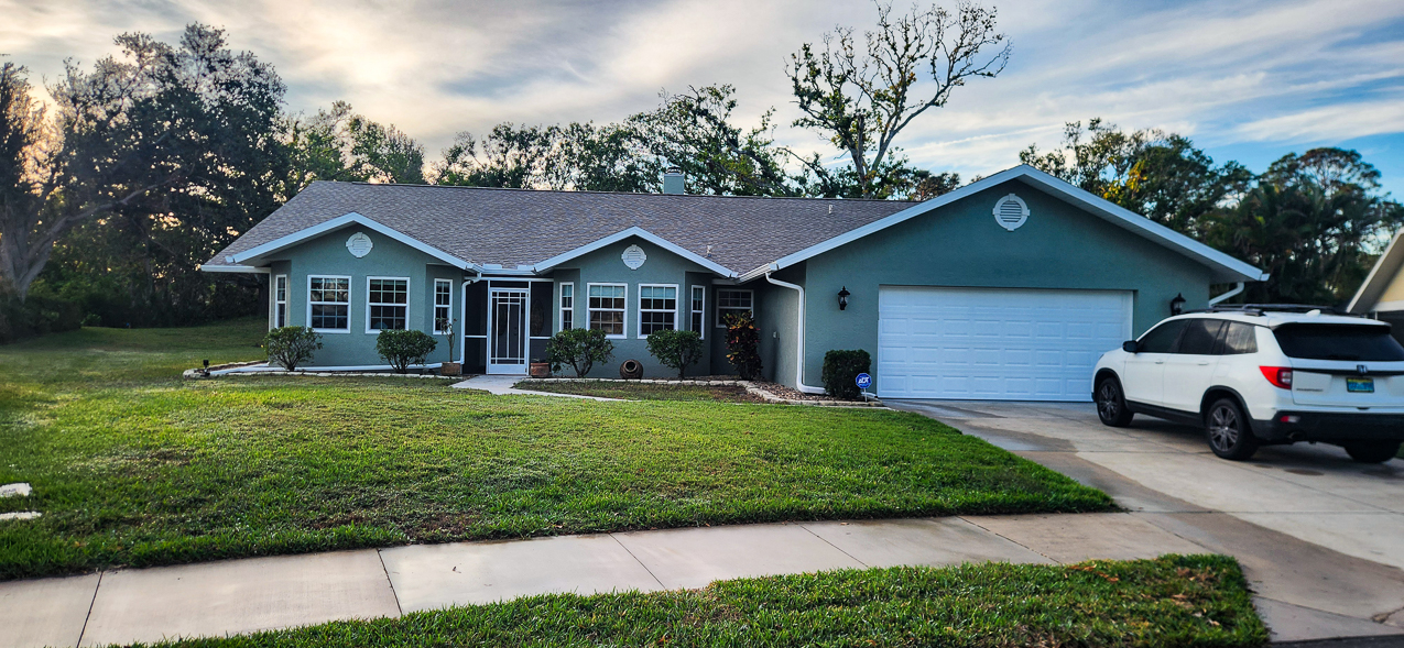 worx of Faith - Josh painting the shack  ~~  Almost done December 21 2024
