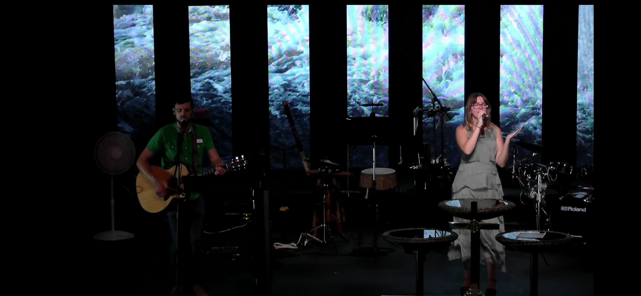 Bay Point Church Worship Team - Gret on Piano and Tom on Bass   ~~  First time in front of the church July 14th 2024