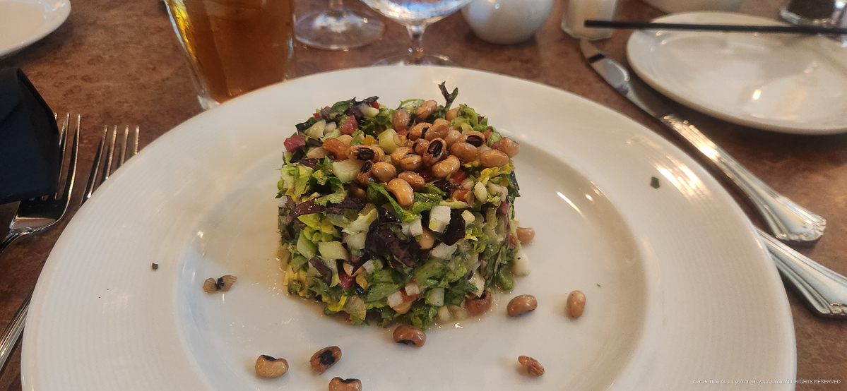 Black eye Pea Salad at the Field House