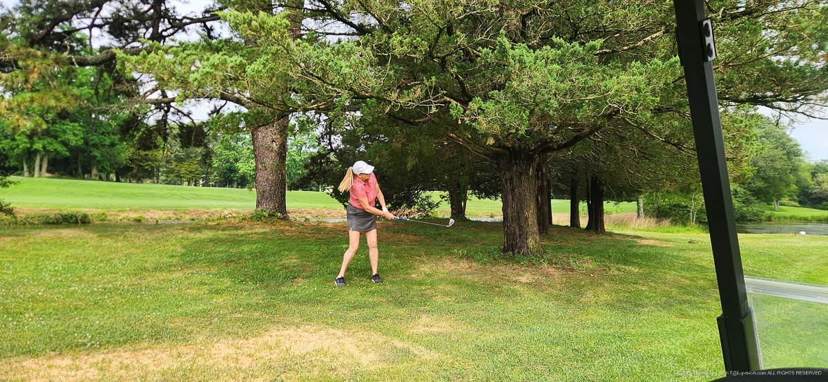 Spring Lake for a hot and muggy 9 holes