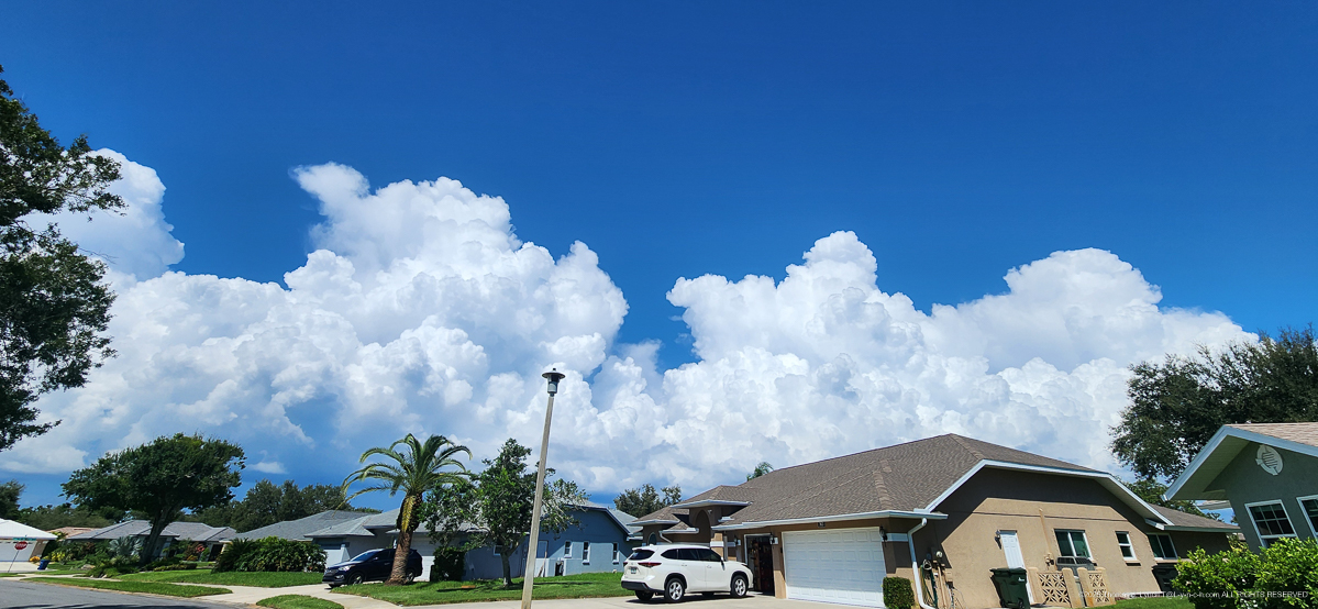 Cool Clouds at the Lynch Shack during the rainy season 2025