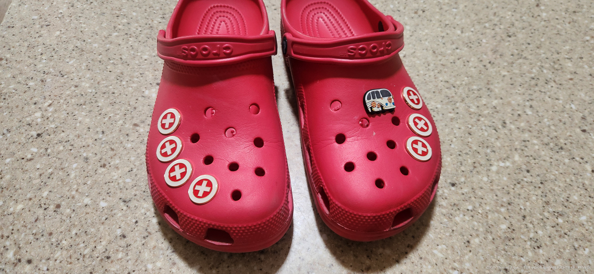 Lifesaving notches on my Crocs (7 as of Oct 2025)