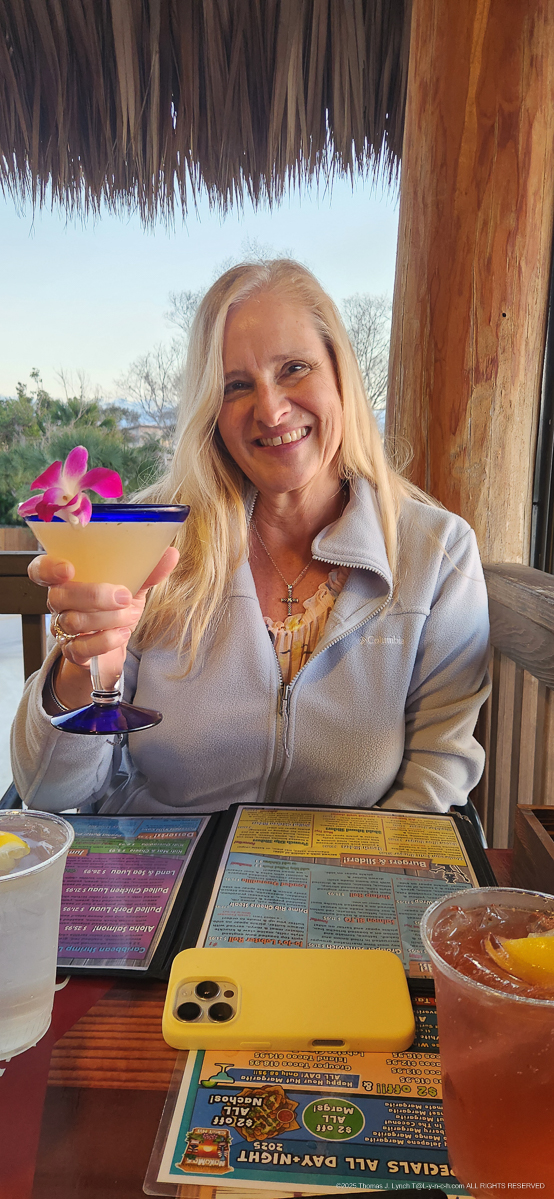 Gret and Tom at The Sunset Hut