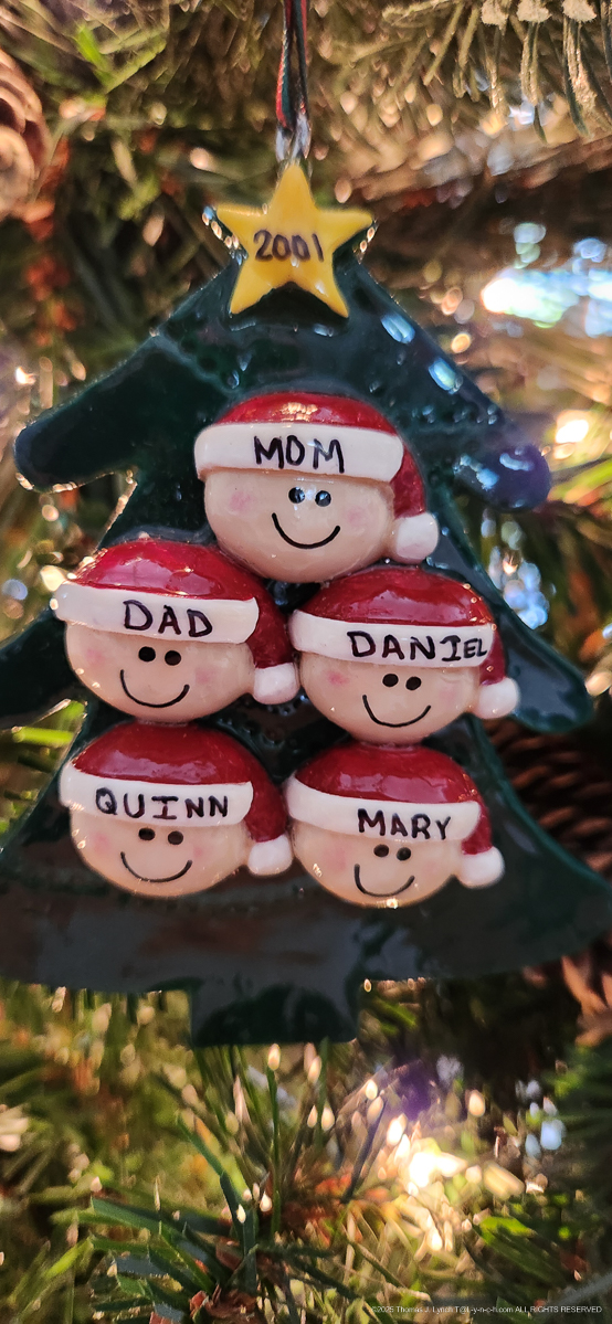 Christmas Family Ornament from 2021
