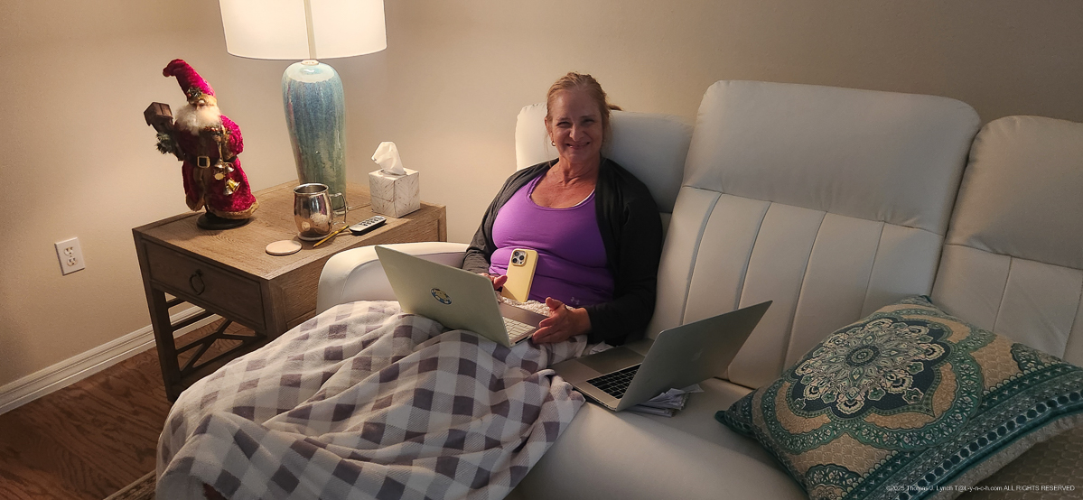 NOT in the home office??  