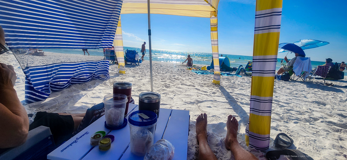 Roughing it on Siesta Key