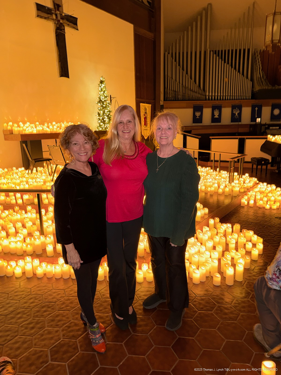 The Goyales at a Christmas ensemble in Sarasota