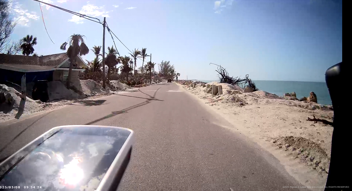 Cycling in Osprey and Nokomis Casey Key March 2025 by myself 