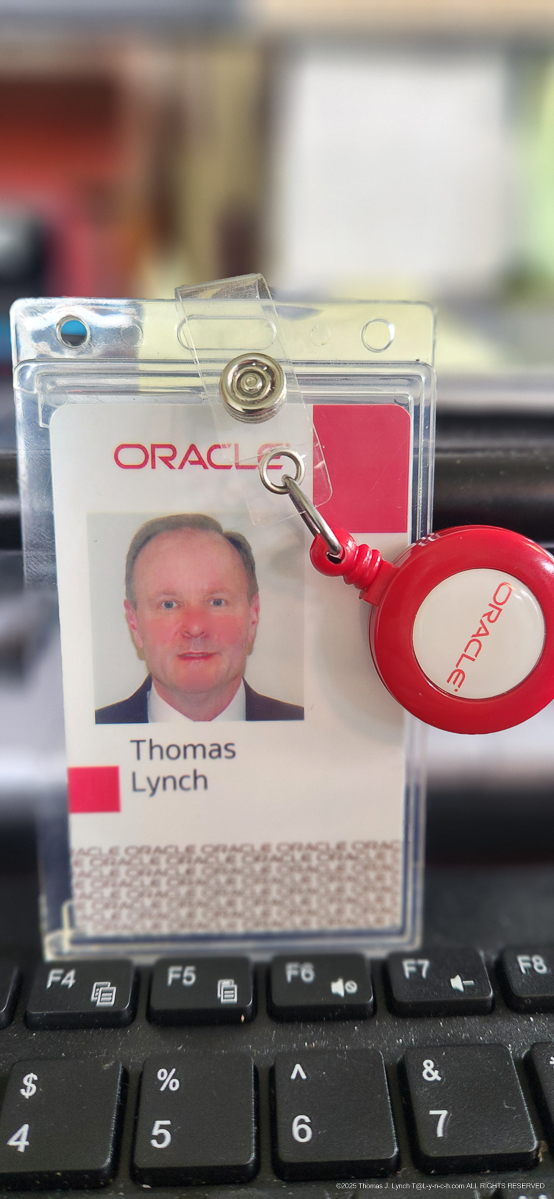 Oracle Badge Thomas Lynch July 2021 to September 2025