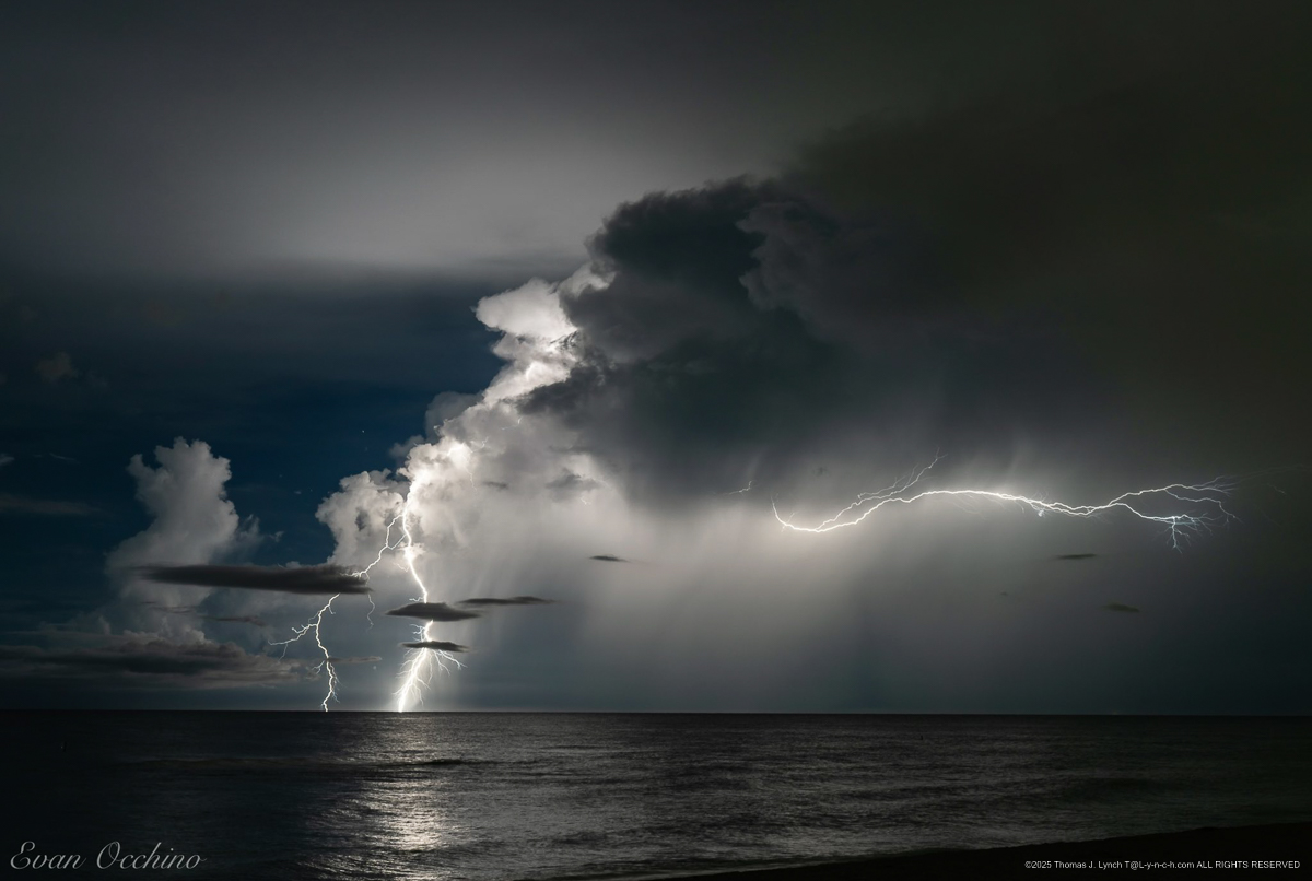 Lightening in Venice FL September 2025