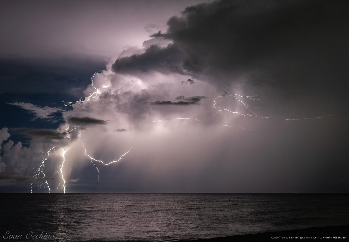 Lightening in Venice FL September 2025