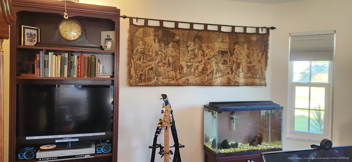 Office re-arraingment and tank cleaning