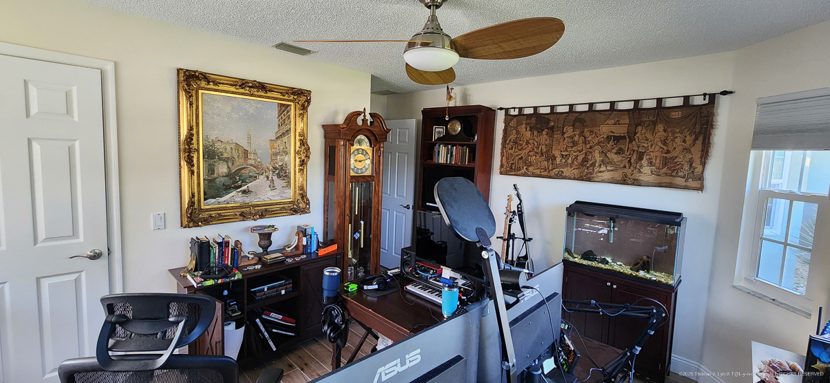 Office re-arraingment and tank cleaning