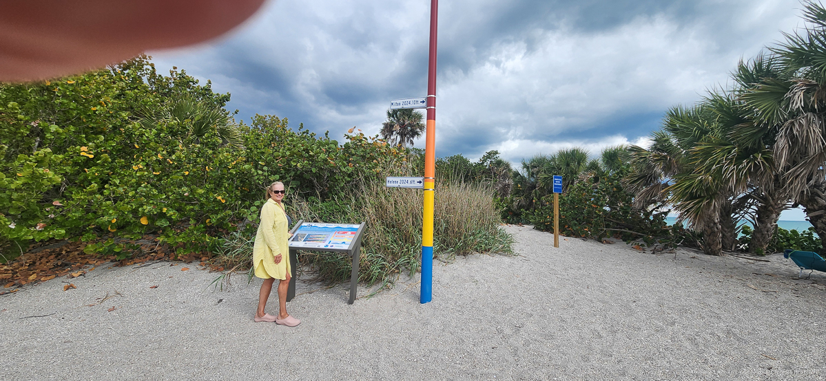Manasota Beach Hurricane Height Signs and Infographics
