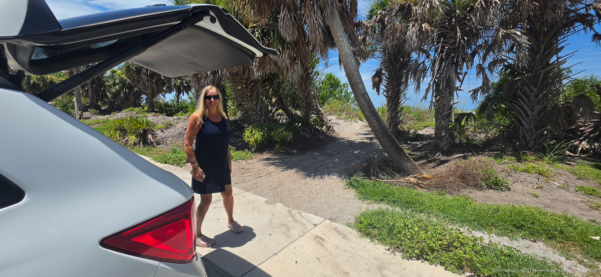 Off Season to the Beach - the BEST parking spot