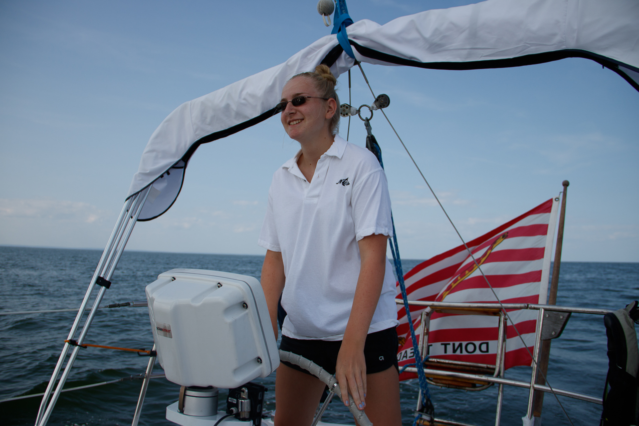 Lady's Day Race with Mary - 2nd Place  ~~  Got our cans kicked by a lambo fuly crewed boat s/v Kathryn!!!!