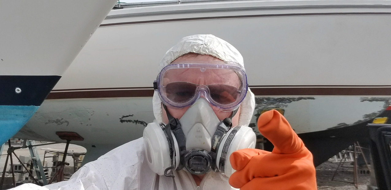 Akula Spring commissioning  ~~  Bottom scrape, sand, paint