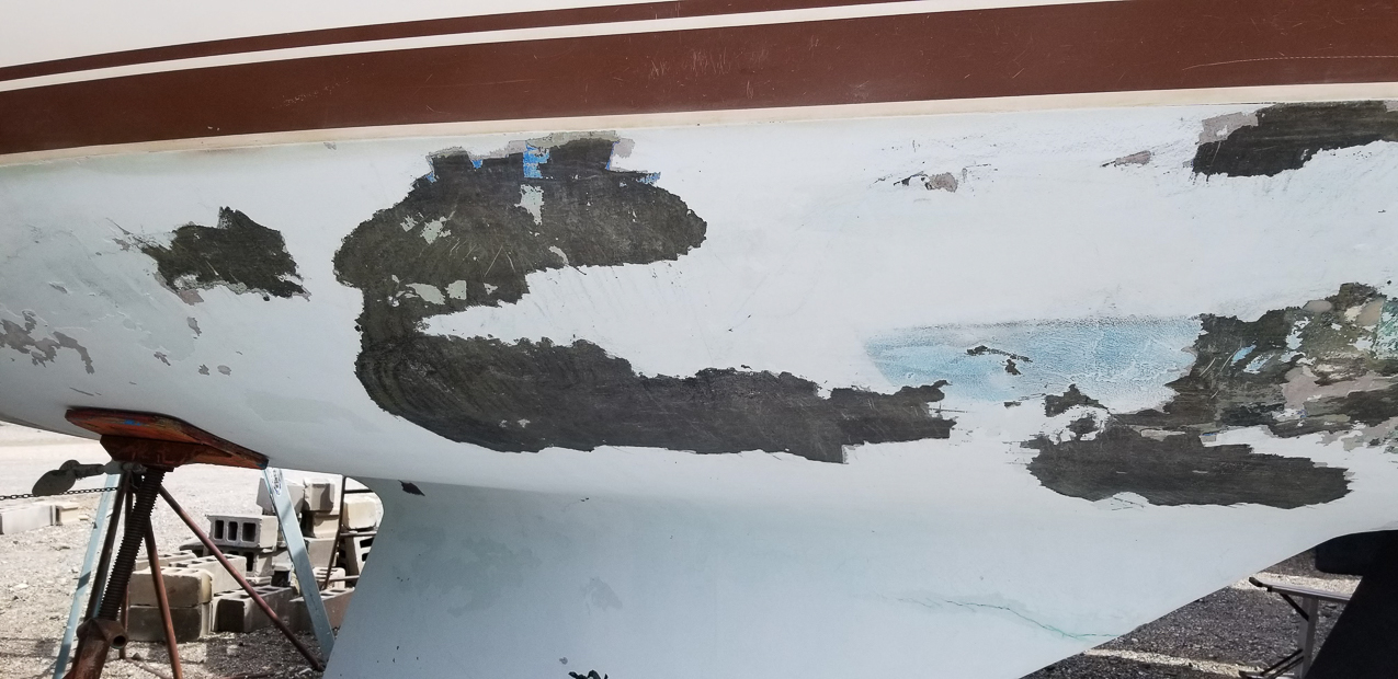 Akula Spring commissioning  ~~  Bottom scrape, sand, paint