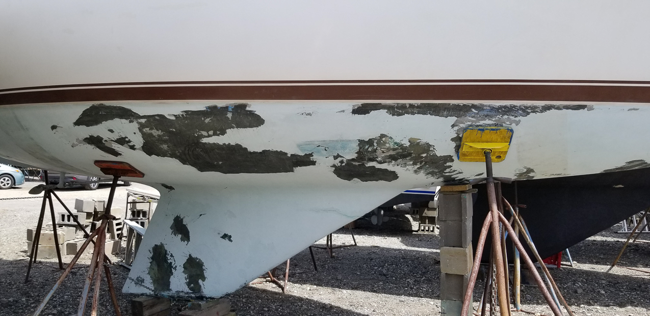 Akula Spring commissioning  ~~  Bottom scrape, sand, paint