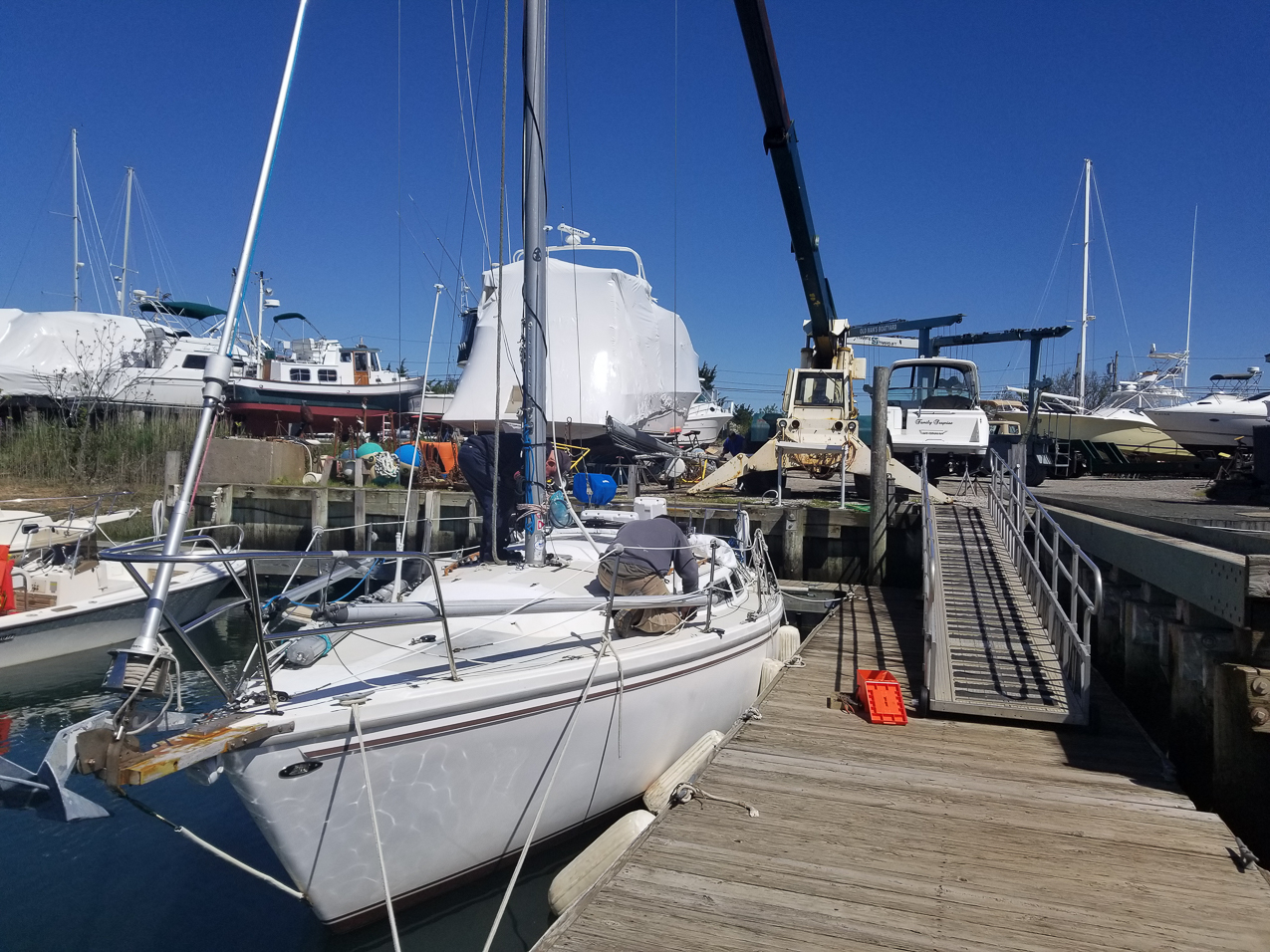Old Man's - splashing Akula 2021 last time  ~~  Akula Launched, Delivered, & Sold in New London