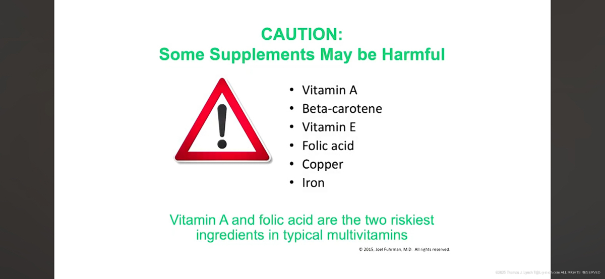 Harmful supplements