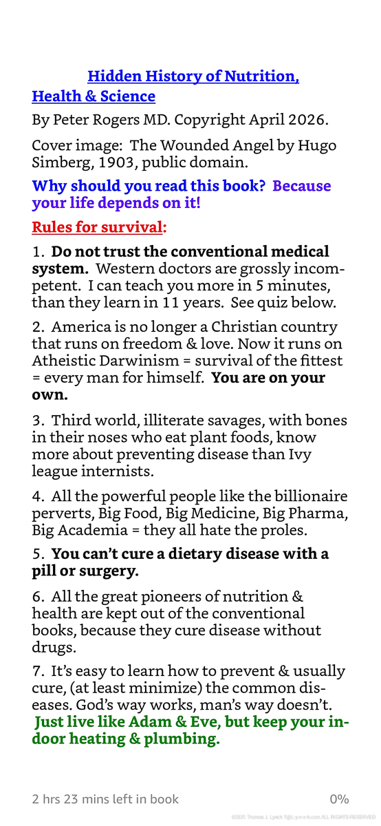 Dr Peter Rogers - Hidden History of Nutrition Health and Science