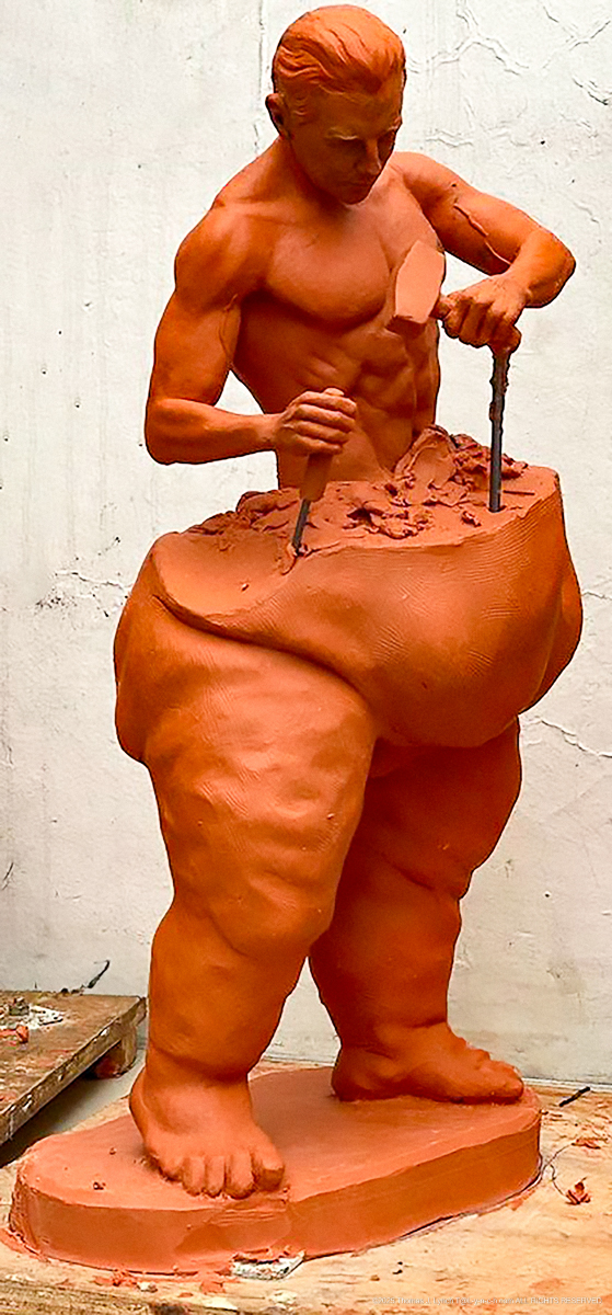 Victor Hugo Yáñez Piña sculpture