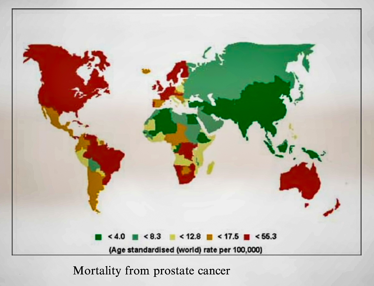 prostate cancer for dairy products men  ~~  