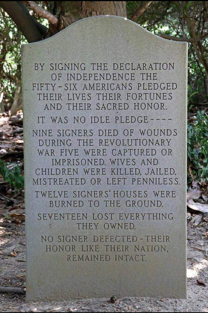 Declaration of Independance Signers  ~~  