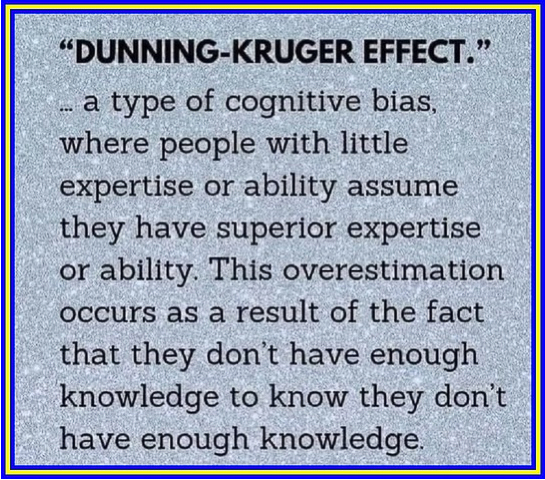 Dunning- Kruger Effect  ~~  