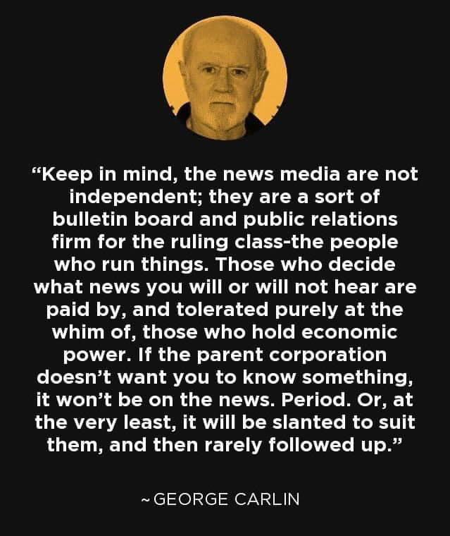 George Carlin on the News 2022  ~~  