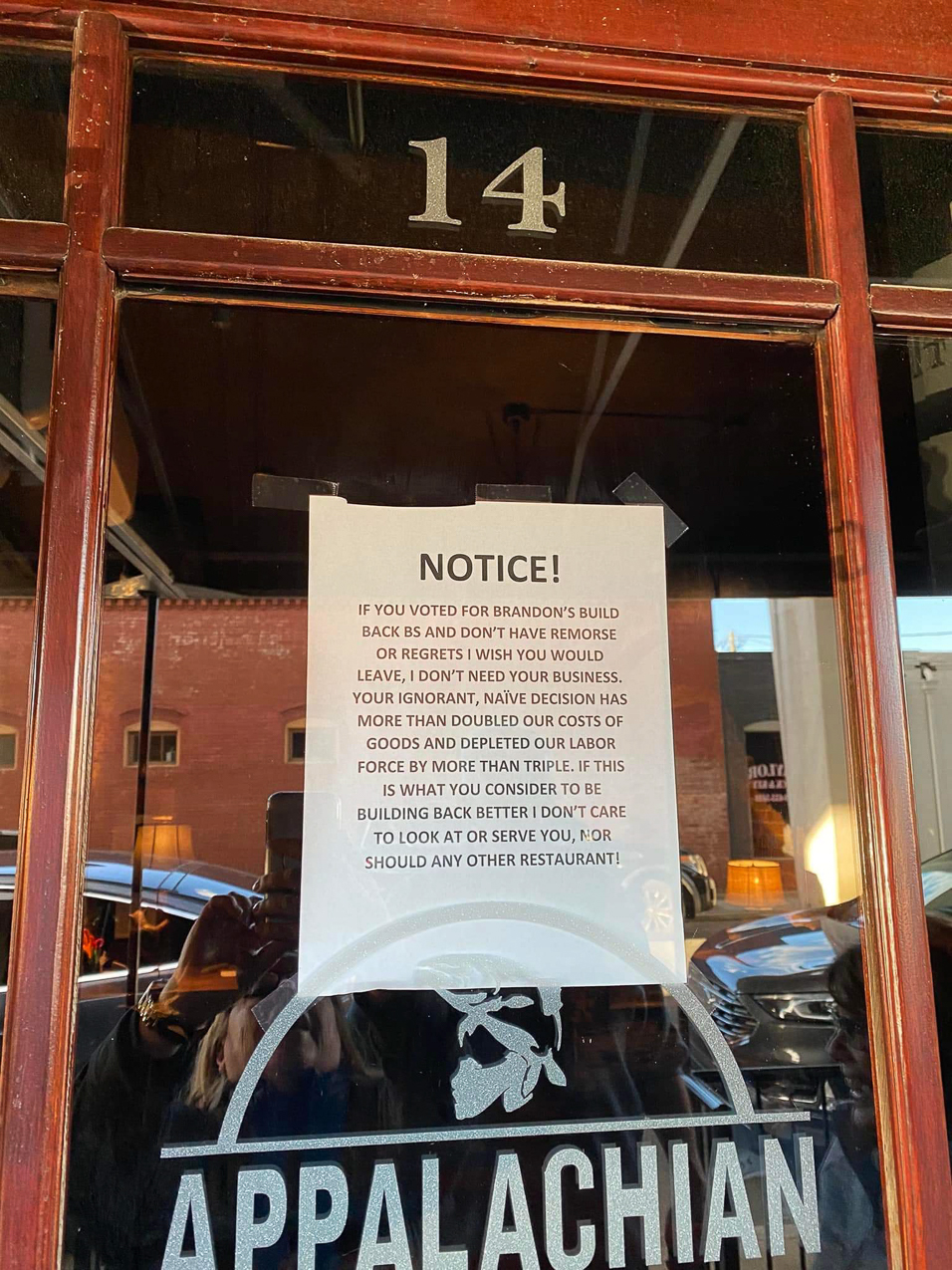 IF you voted for Brandon Please LEAVE.jpg]  ~~  