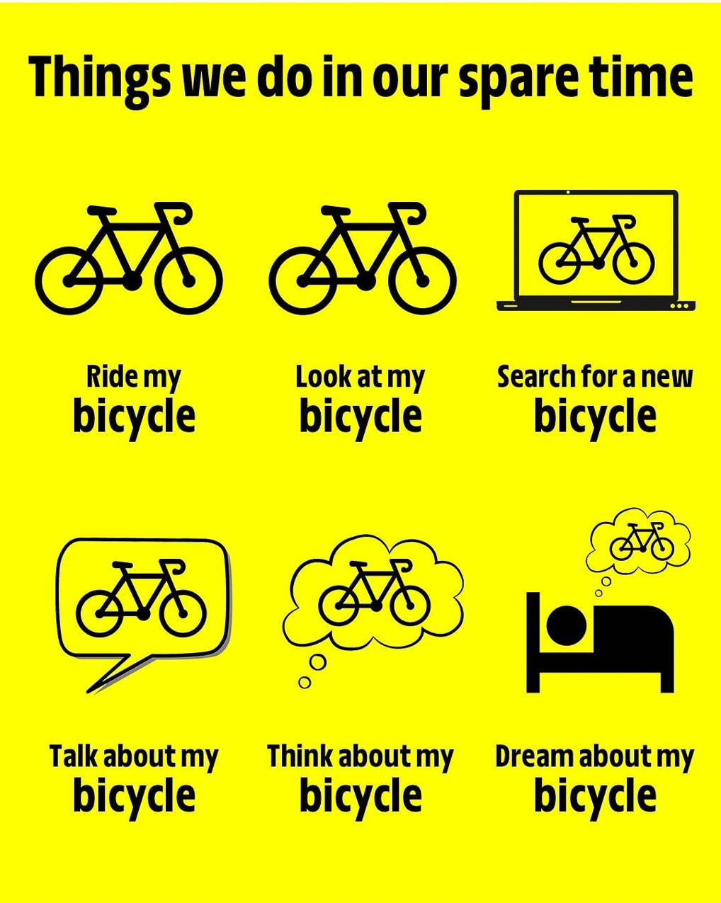 Things we do in our spare time - BIKE  ~~  