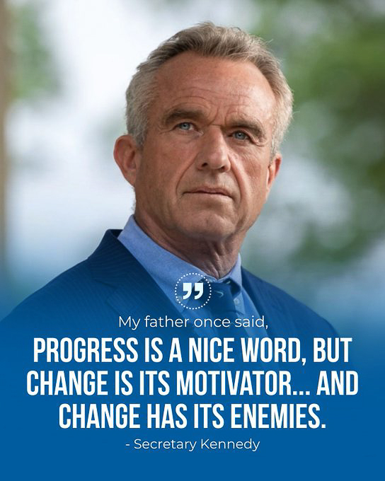 Kennedy on Change being a motivator  ~~  